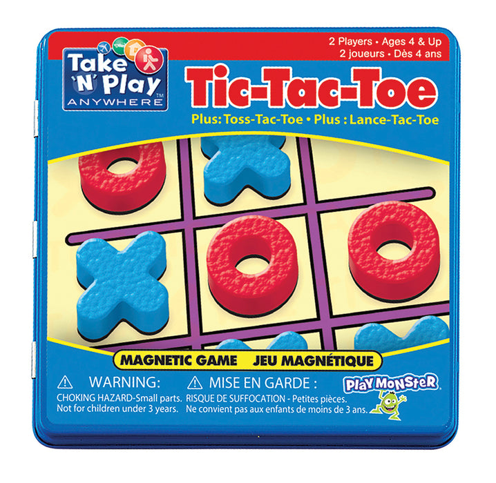 Boîte de jeu Tic-Tac-Toe (bilingue)