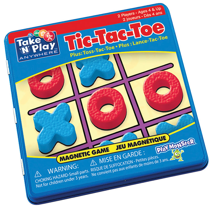 Boîte de jeu Tic-Tac-Toe (bilingue)